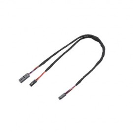 Y-Kabel. 1 x 4 polet hun, 2x 4 polet han